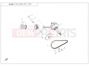 CFMOTO CFORCE 110 (CF110AY10-2) PISTON@^ CRANKSHAFT COMP - E04