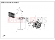 CFMOTO CFORCE EV110 (CF15DAY10) BATTERY MOTOR AND CONTROLLER - F43