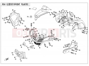 CFMOTO 2017 ATV CFORCE 450 (CF400ATR-2L [T3b] ) FRONT PLASTICS - F04-1