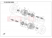 CFMOTO 2017 ATV CFORCE 450 (CF400ATR-2L [T3b] ) FRONT WHEEL - F07