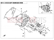 CFMOTO 2017 ATV CFORCE 450 (CF400ATR-2L [T3b] ) LEFT CRANKCASE COVER ASSY - E01-4