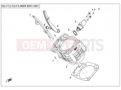 CFMOTO 2017 ATV CFORCE 450 (CF400ATR-2L [T3b] ) CYLINDER ASSY. - E02-3
