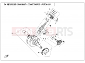 CFMOTO 2017 ATV CFORCE 450 (CF400ATR-2L [T3b] ) CRANKSHAFT @^ CONNECTING ROD @^ PISTON ASSY. - E04