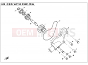 CFMOTO 2017 ATV CFORCE 450 (CF400ATR-2L [T3b] ) WATER PUMP ASSY - E08