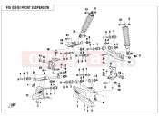CFMOTO CFORCE 450 (CF400ATR-2L [T3b] ) FRONT SUSPENSION - F05-A