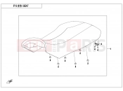 CFMOTO CFORCE 450 (CF400ATR-2L [T3a] ) SEAT - F13