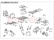 CFMOTO CFORCE 450 (CF400ATR-2S [T3a] ) BOTTOM PLASTICS - F04-4