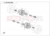 CFMOTO CFORCE 450 (CF400ATR-2S [T3a] ) REAR WHEEL - F11