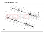 CFMOTO CFORCE 450 (CF400ATR-2S [T3a] ) FRONT CV SHAFT - F27