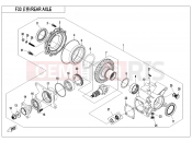 CFMOTO CFORCE 450 (CF400ATR-2S [T3a] ) REAR AXLE - F33