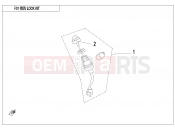 CFMOTO CFORCE 450 (CF400ATR-2S [T3a] ) LOCK KIT - F01