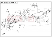 CFMOTO CFORCE 450 (CF400ATR-2S [T3b] ) MUFFLER - F02
