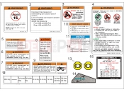 CFMOTO CFORCE 450 (CF400ATR-2S [T3b] ) WARNING DECAL - F19-1-V2