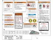 CFMOTO CFORCE 450 (CF400ATR-2S [T3b] ) WARNING DECAL - F19-2-V4
