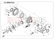 CFMOTO CFORCE 450 (CF400AU) REAR AXLE - F33