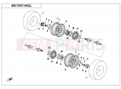 CFMOTO 2018 ATV CFORCE 450 (CF400AU) FRONT WHEEL - F07