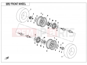 CFMOTO 2018 ATV CFORCE 450 (CF400AU) FRONT WHEEL - F07-V2