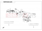 CFMOTO 2018 ATV CFORCE 450 (CF400AU) HAND GUARD - F10-3-V2