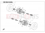 CFMOTO 2018 ATV CFORCE 450 (CF400AU) REAR WHEEL - F11-V2