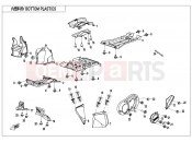 CFMOTO 2019 ATV CFORCE 450 (CF400AU) BOTTOM PLASTICS - F04-4-V2