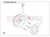 CFMOTO 2020 ATV CFORCE 450 (CF400AU) MAGNETO STATOR ASSY(HIGH POWER)