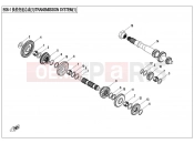 CFMOTO 2020 ATV CFORCE 450 (CF400AU) TRANSMISSION SYSTEM（1）