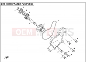 CFMOTO 2020 ATV CFORCE 450 (CF400AU) WATER PUMP ASSY