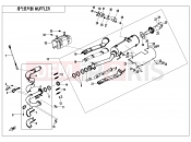 CFMOTO 2020 ATV CFORCE 450 (CF400AU) MUFFLER(FOR AUSTRALIA ONLY)