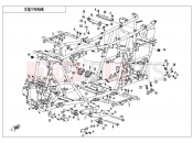 CFMOTO 2020 ATV CFORCE 450 (CF400AU) FRAME(FOR BRAZIL ONLY)