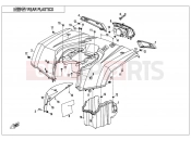 CFMOTO 2020 ATV CFORCE 450 (CF400AU) REAR PLASTICS