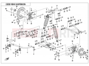 CFMOTO 2020 ATV CFORCE 450 (CF400AU) REAR SUSPENSION