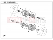 CFMOTO 2020 ATV CFORCE 450 (CF400AU) FRONT WHEEL