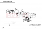 CFMOTO 2020 ATV CFORCE 450 (CF400AU) HAND GUARD