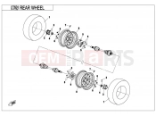 CFMOTO 2020 ATV CFORCE 450 (CF400AU) REAR WHEEL