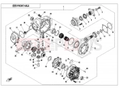 CFMOTO 2020 ATV CFORCE 450 (CF400AU) FRONT AXLE