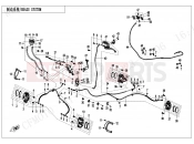 CFMOTO CFORCE 450 (CF400AU-3L) BRAKE SYSTEM - F08-V4