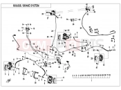 CFMOTO CFORCE 450 (CF400AU-3L) BRAKE SYSTEM - F08-V5