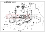 CFMOTO CFORCE 450 (CF400AU-3L) FUEL TANK - F12