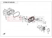 CFMOTO CFORCE 450 (CF400AU-3L) CVT CASE ASSY. - E01-3-V2