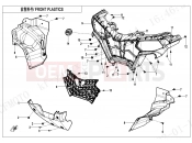 CFMOTO CFORCE 400 (CF400AU-3S) FRONT PLASTICS - F04-1