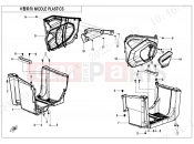 CFMOTO CFORCE 400 (CF400AU-3S) MIDDLE PLASTICS - F04-4