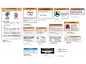 CFMOTO CFORCE 400 (CF400AU-3S) WARNING DECAL(EU168) - F19-2-A