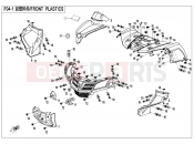 CFMOTO 2018 ATV CFORCE 450 (CF400AU-A) FRONT PLASTICS - F04-1