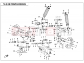 CFMOTO 2018 ATV CFORCE 450 (CF400AU-A) FRONT SUSPENSION - F05-V1
