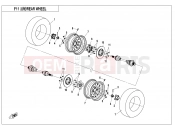 CFMOTO 2019 ATV CFORCE 450 (CF400AU-A) REAR WHEEL - F11