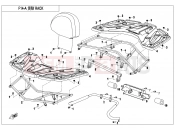 CFMOTO 2019 ATV CFORCE 450 (CF400AU-A) RACK(PLASTIC) - F14-A