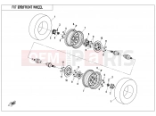 CFMOTO 2020 ATV CFORCE 450 (CF400AU-A) FRONT WHEEL - F07