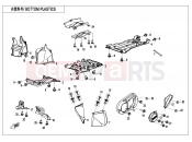 CFMOTO CFORCE 450 (CF400AU-A) BOTTOM PLASTICS - F04-4-V6