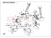 CFMOTO CFORCE 450 (CF400AU-A) FRONT SUSPENSION - F05-V3