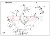 CFMOTO CFORCE 450 (CF400AU-A) BAMPER - F23-V2